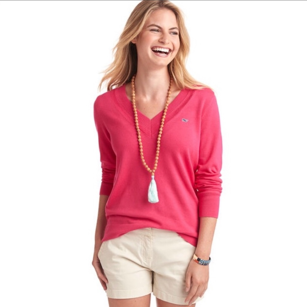 Vineyard Vines Heritage V-Neck Sweater